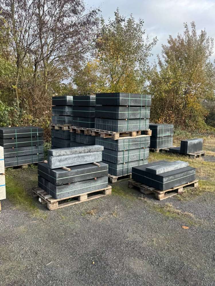 R&H Randsteine 8x25x100 cm anthrazit (Restposten)