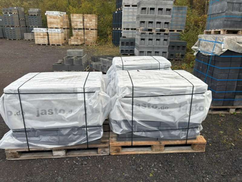 (JASTO) Abdeckplatte Firstform anthrazit 49x35x5,5 cm (2.Wahl)