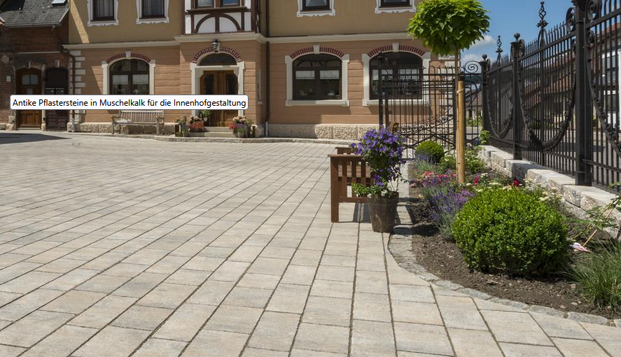 Via Leano 8cm, Läuferverband, Muschelkalk gealtert, 2.Wahl