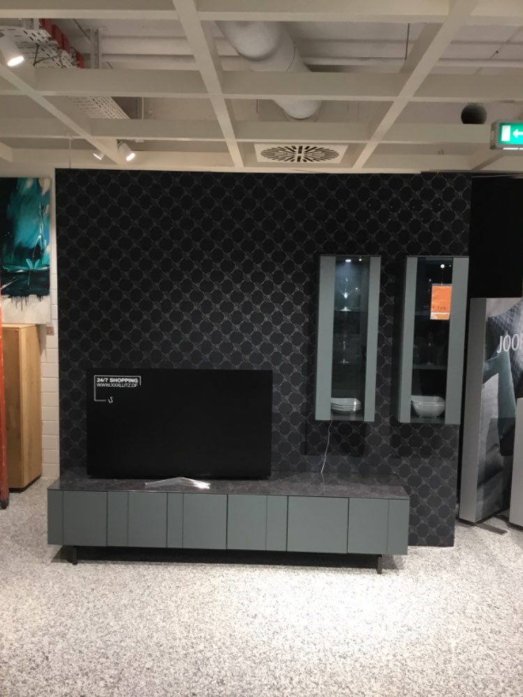 Wohnwand, JOHANN JAKOB, grün, XXXLutz Karlsruhe