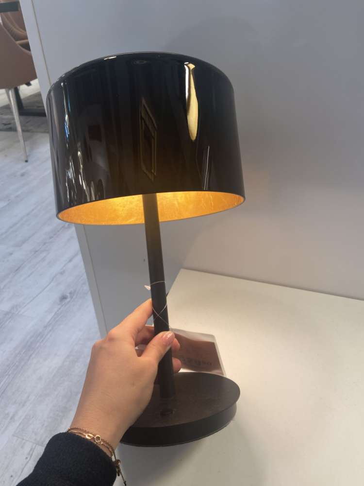 Bankamp Tischleuchte, Grand Luce, schwarz/gold, XXXLutz Karlsruhe