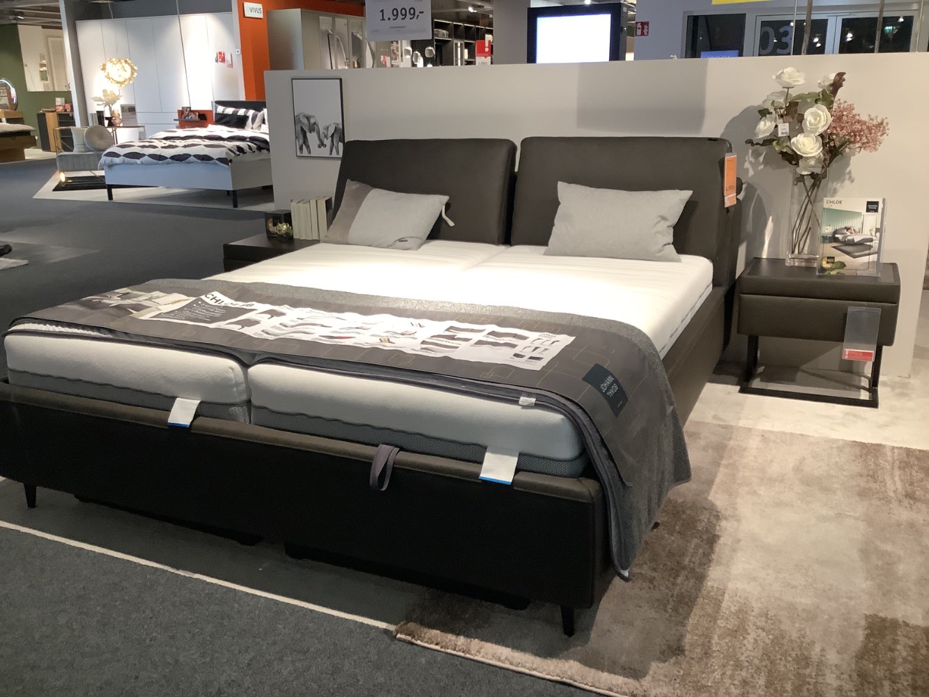 Hukla Polsterbett XXXLutz Schlafzimmerabteilung Heilbronn