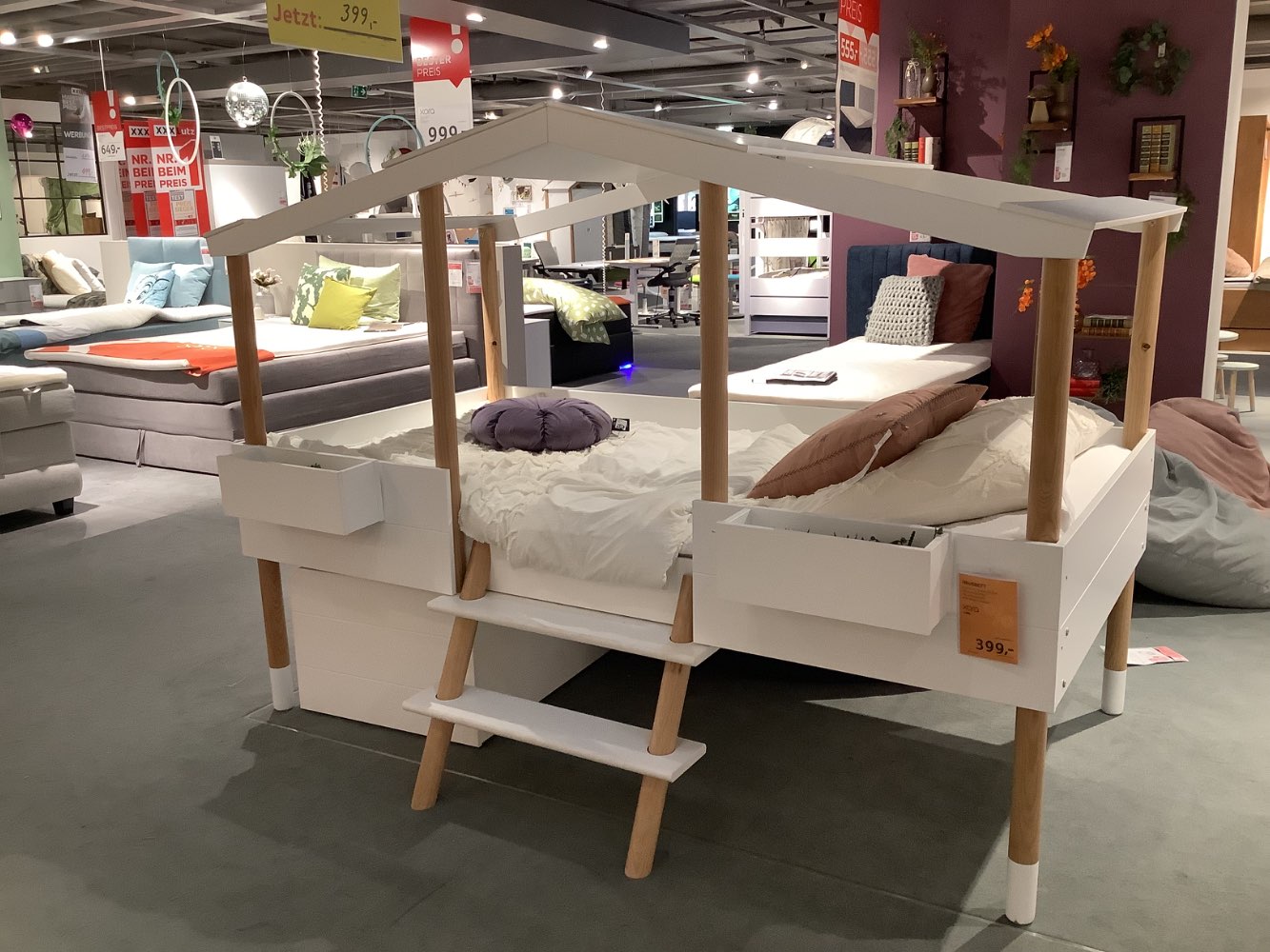 Hausbett Tiny XXXLutz Schlafzimmerabteilung Heilbronn