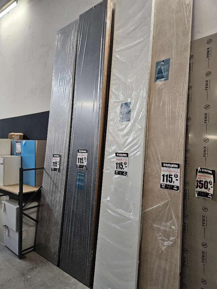 Küchen Arbeitsplatte 4 x 0,635m 39mm diverse Dekore statt 229€