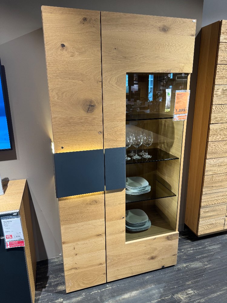 XXXLUTZ LUDWIGSBURG, VITRINE, VOGLAUER, TAURINO LIVING, WILDEICHE