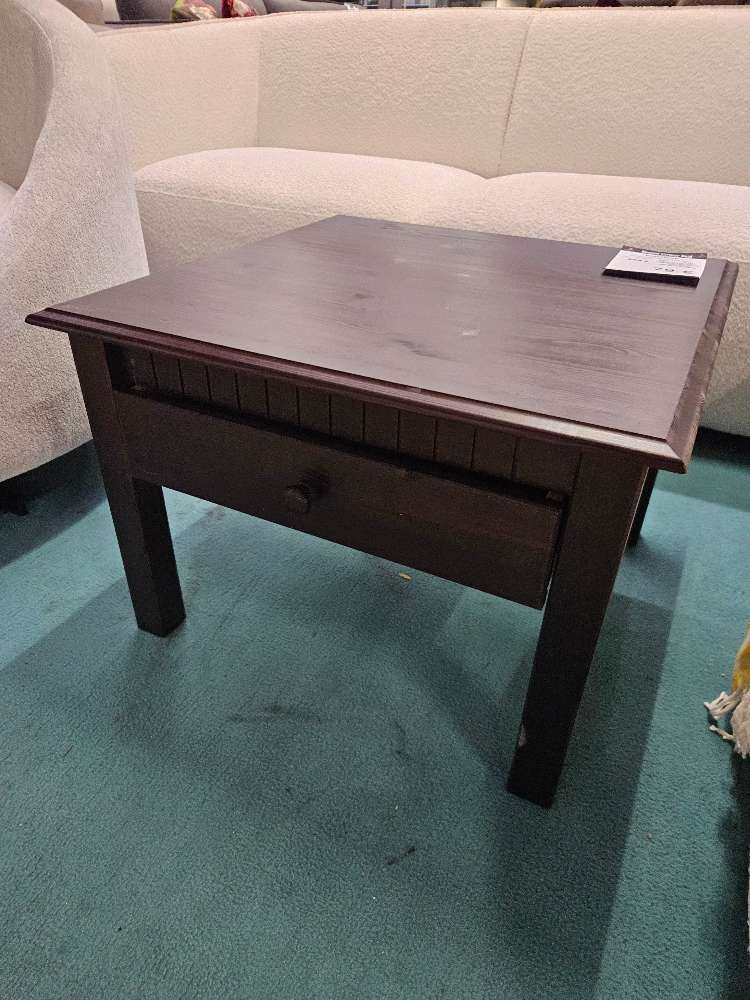 Couchtisch Beistelltisch Massivholz Dunkelbraun statt 249€