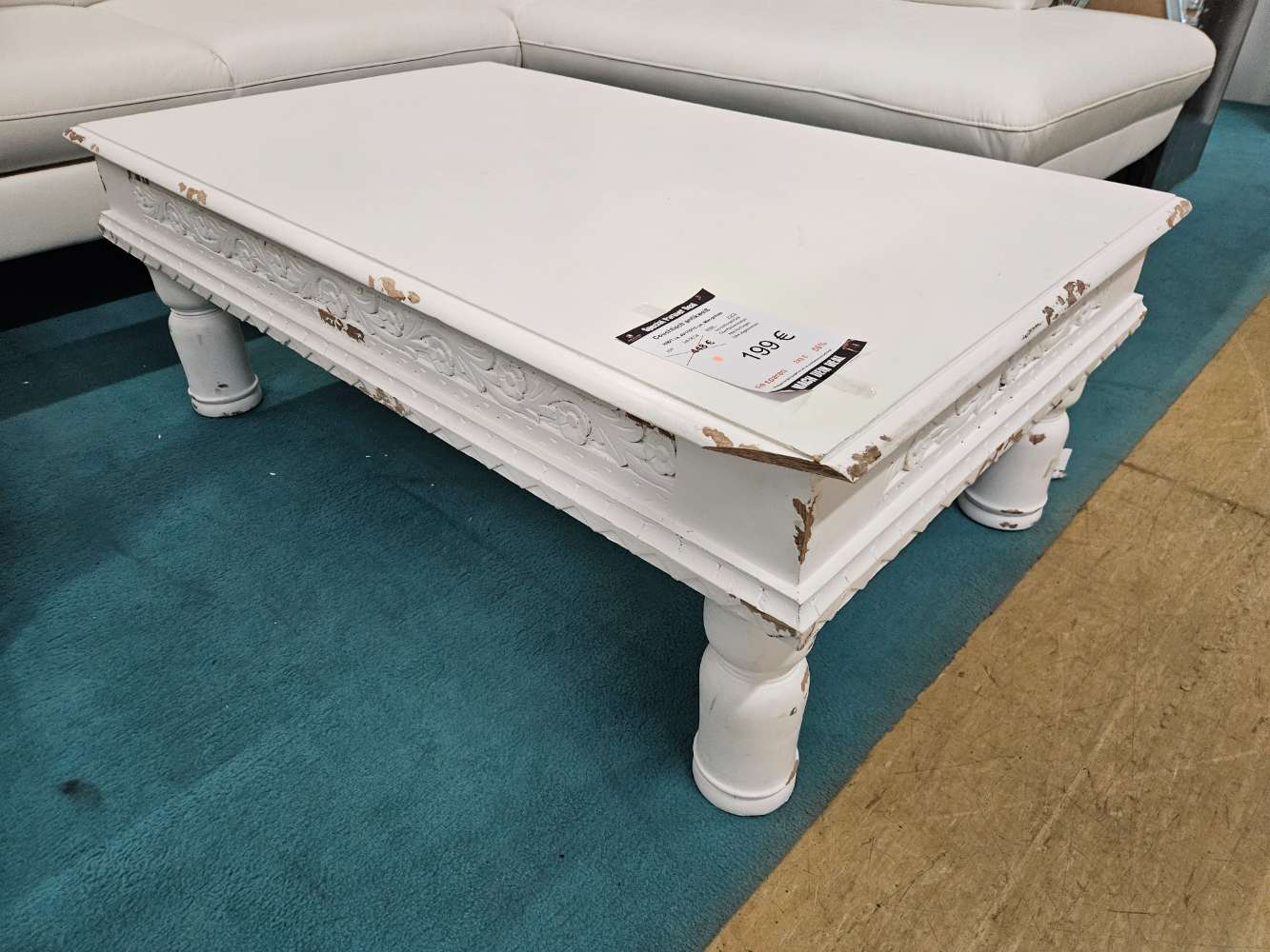 Couchtisch Beistelltisch Weiß Antik statt 448€