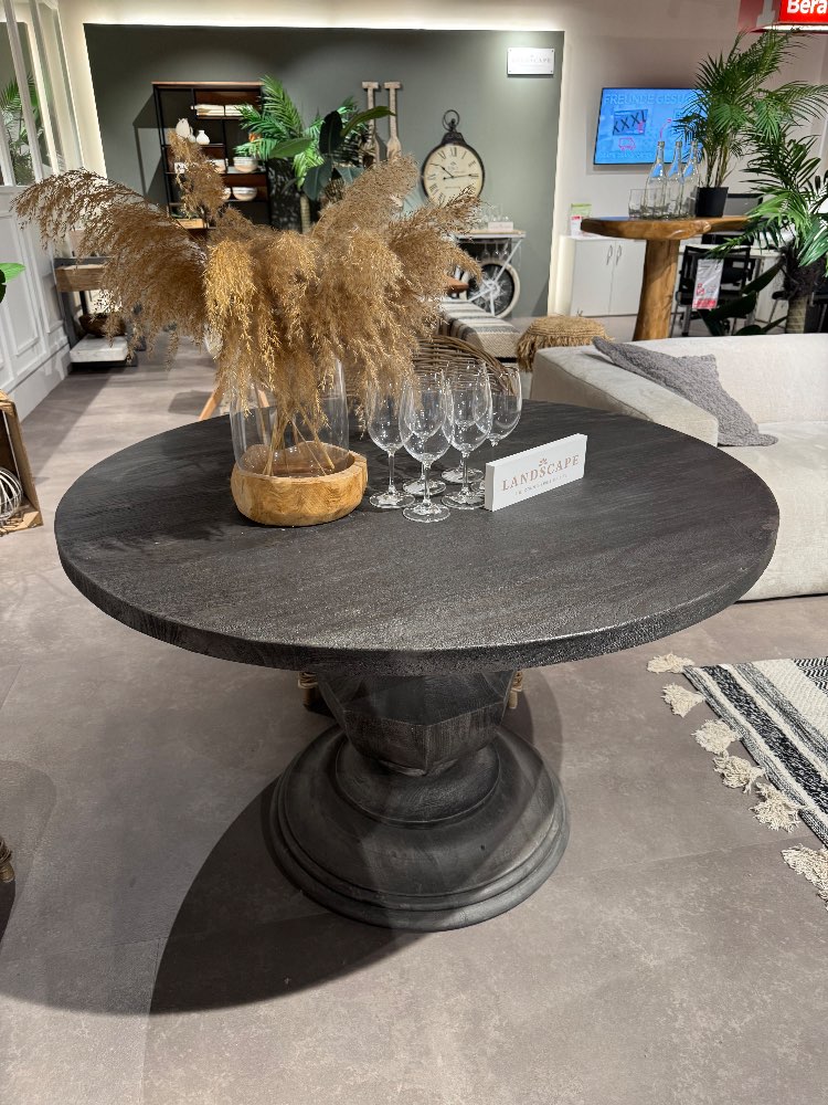 XXXLUTZ LUDWIGSBURG, ESSTISCH, AKAZIE, GRAU, RUND