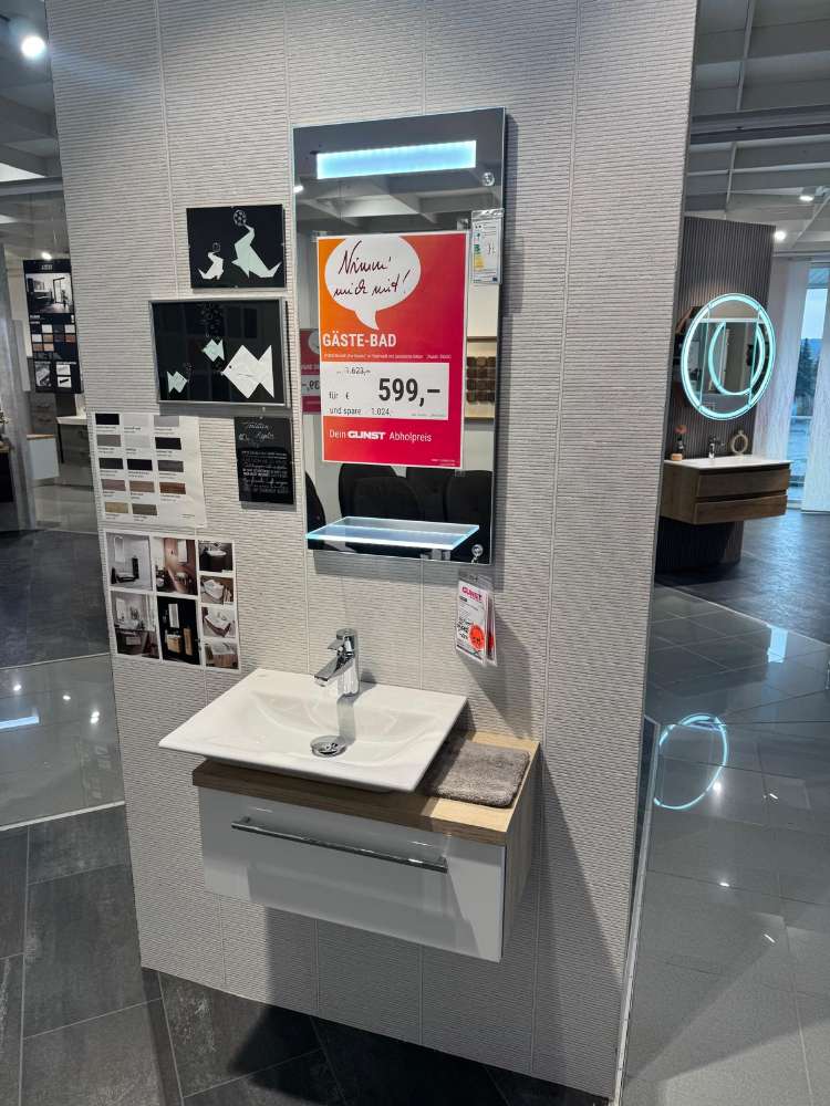 Bad Gästebad „For Guests“ Firma Puris 1108641/00