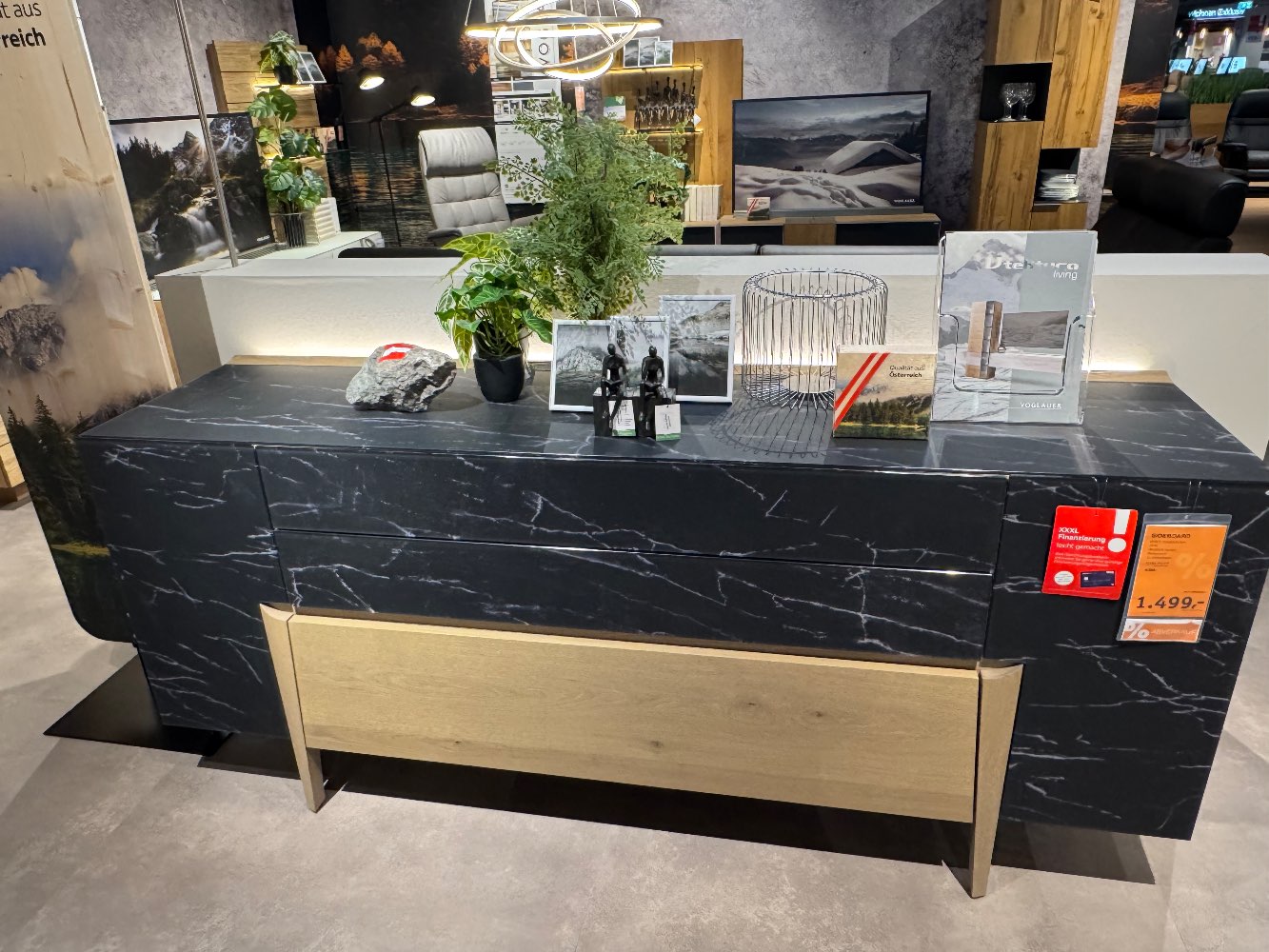 XXXLUTZ LUDWIGSBURG, VOGLAUER, SIDEBOARD, VTEKTURA LIVING, GLAS