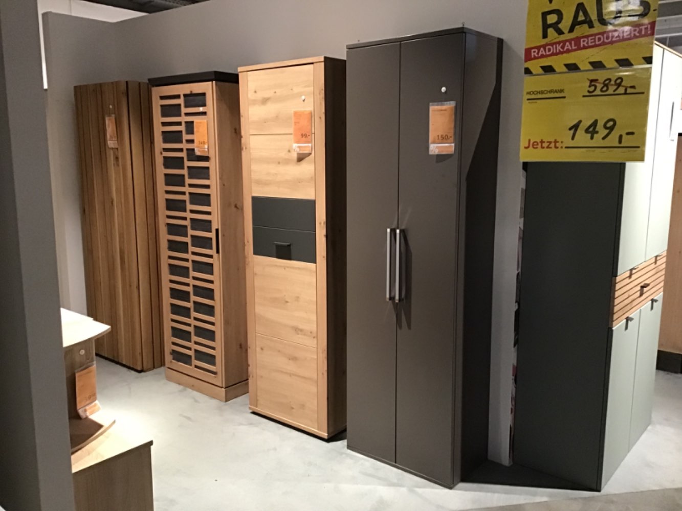 XXXLutz Ausstellungsstück Möbel Hochschrank Variada braun