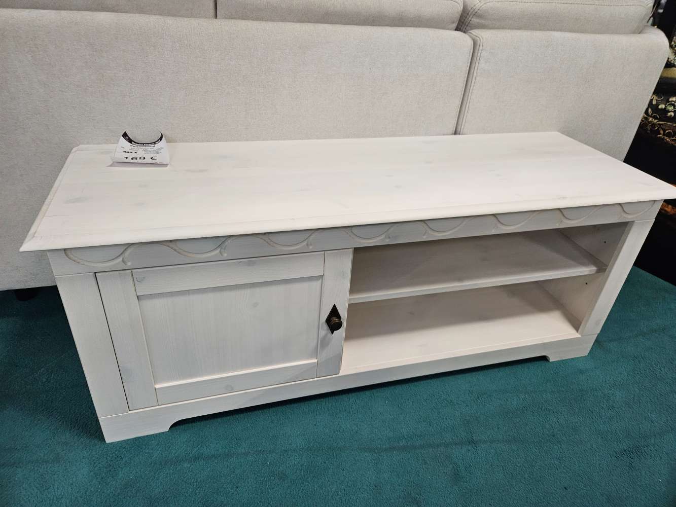 TV Lowboard Kommode Weiß statt 489€