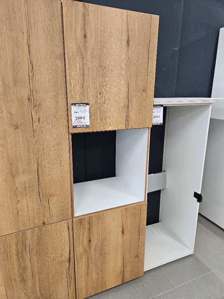 Küche Geräteumbauschrank Alteiche Natur statt 789€