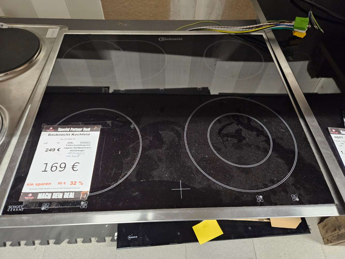 Bauknecht Kochfeld ECV 6640 IN statt 249€