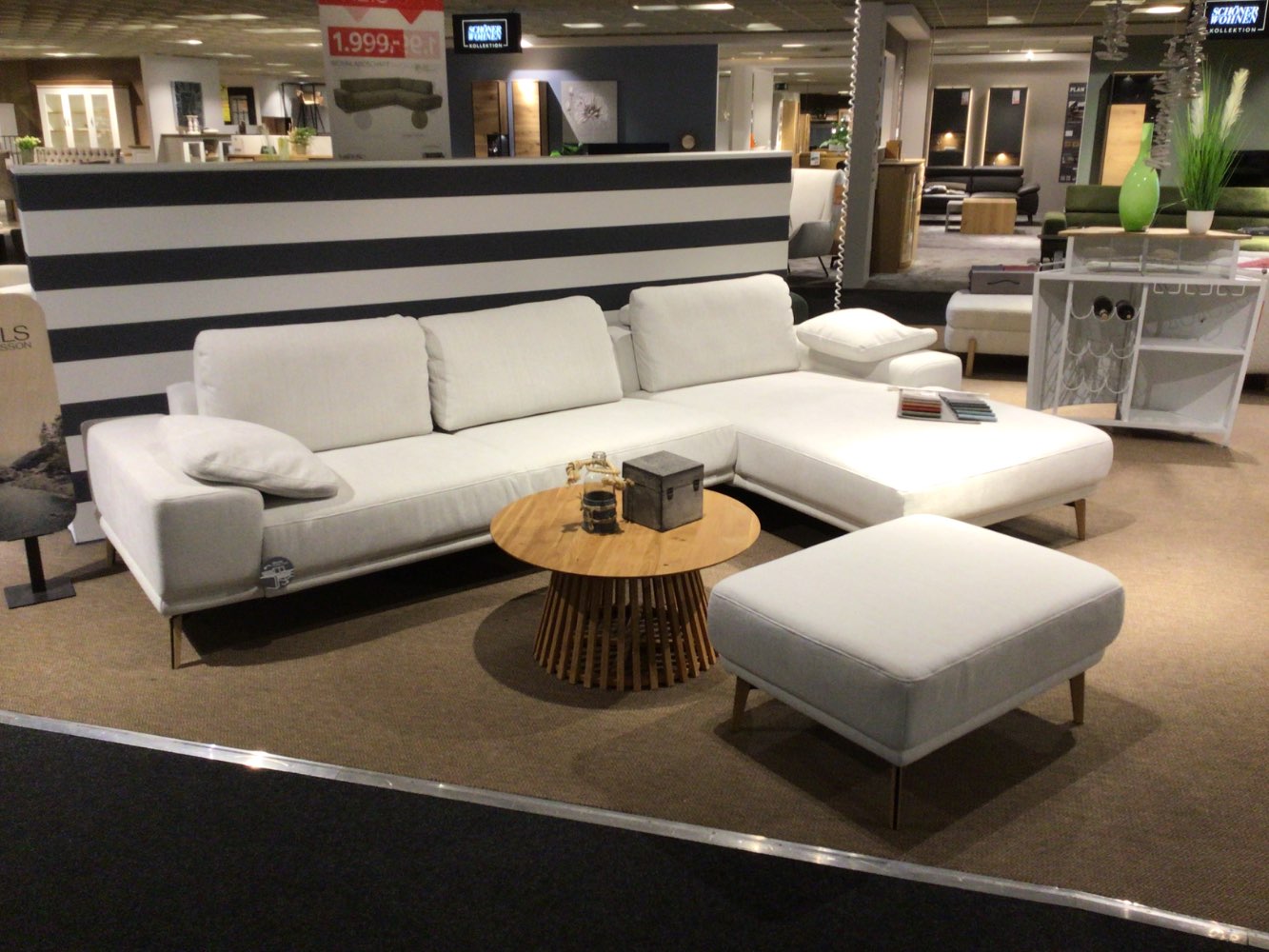 Möbel Ecksofa Torget Stoff beige Motorvorzug XXXLutz Hirschaid