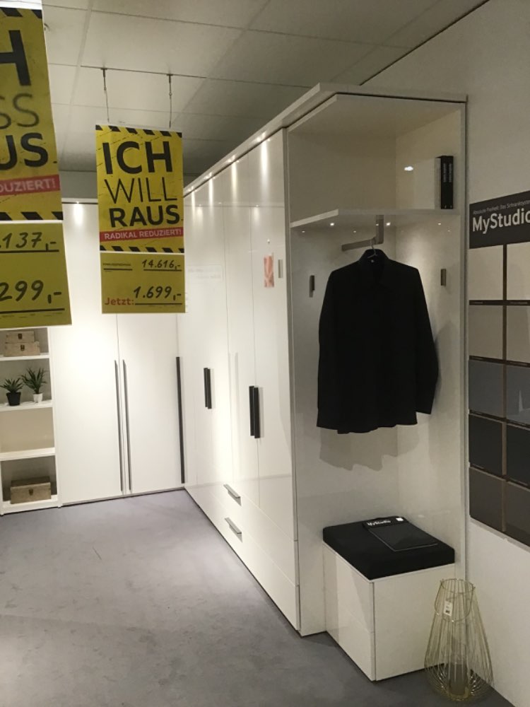 Eckkleiderschrank Höhe 242cm