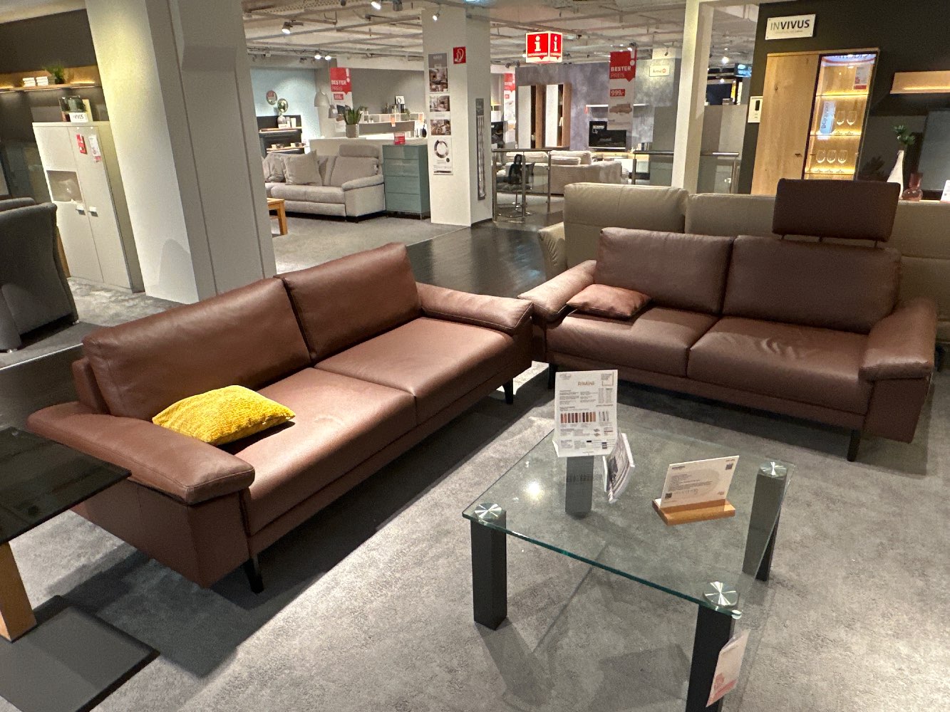 3 Sitzer und 2 Sitzer Polstergarnitur CR450,Creation by Rolf Benz