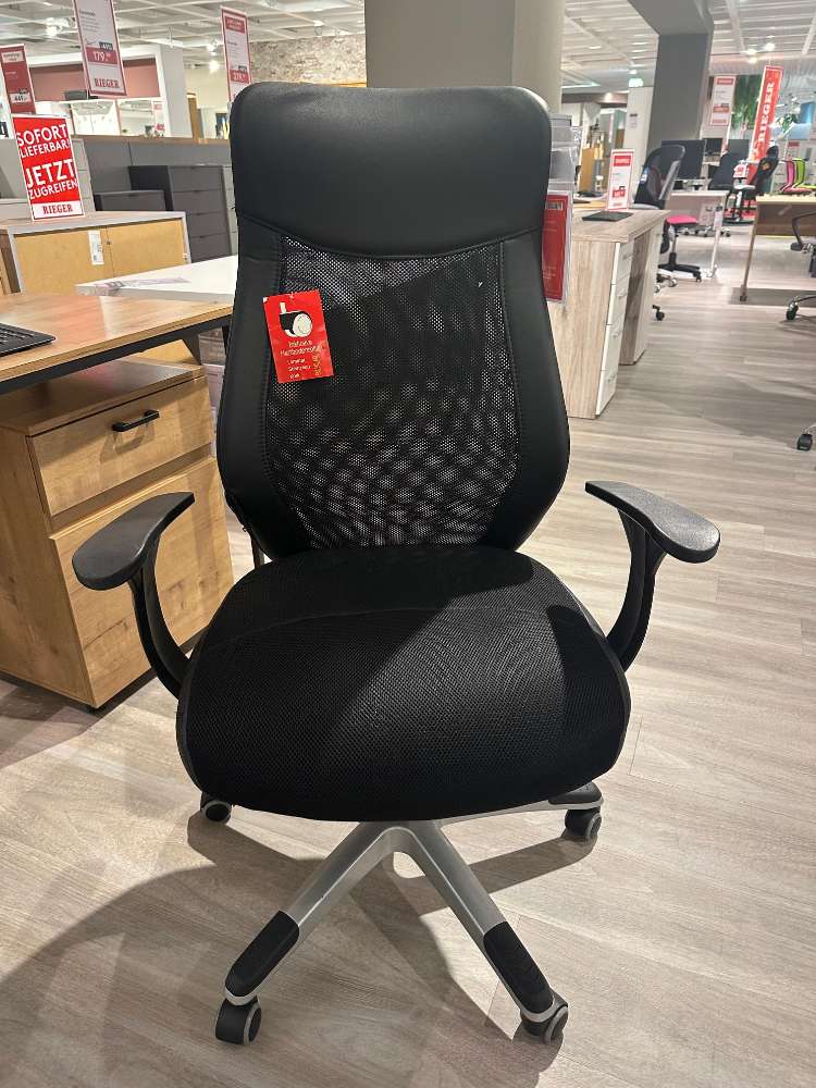 JW Chefsessel schwarz, Kunstleder/Netzstoff ⚡️Sparpreis⚡️