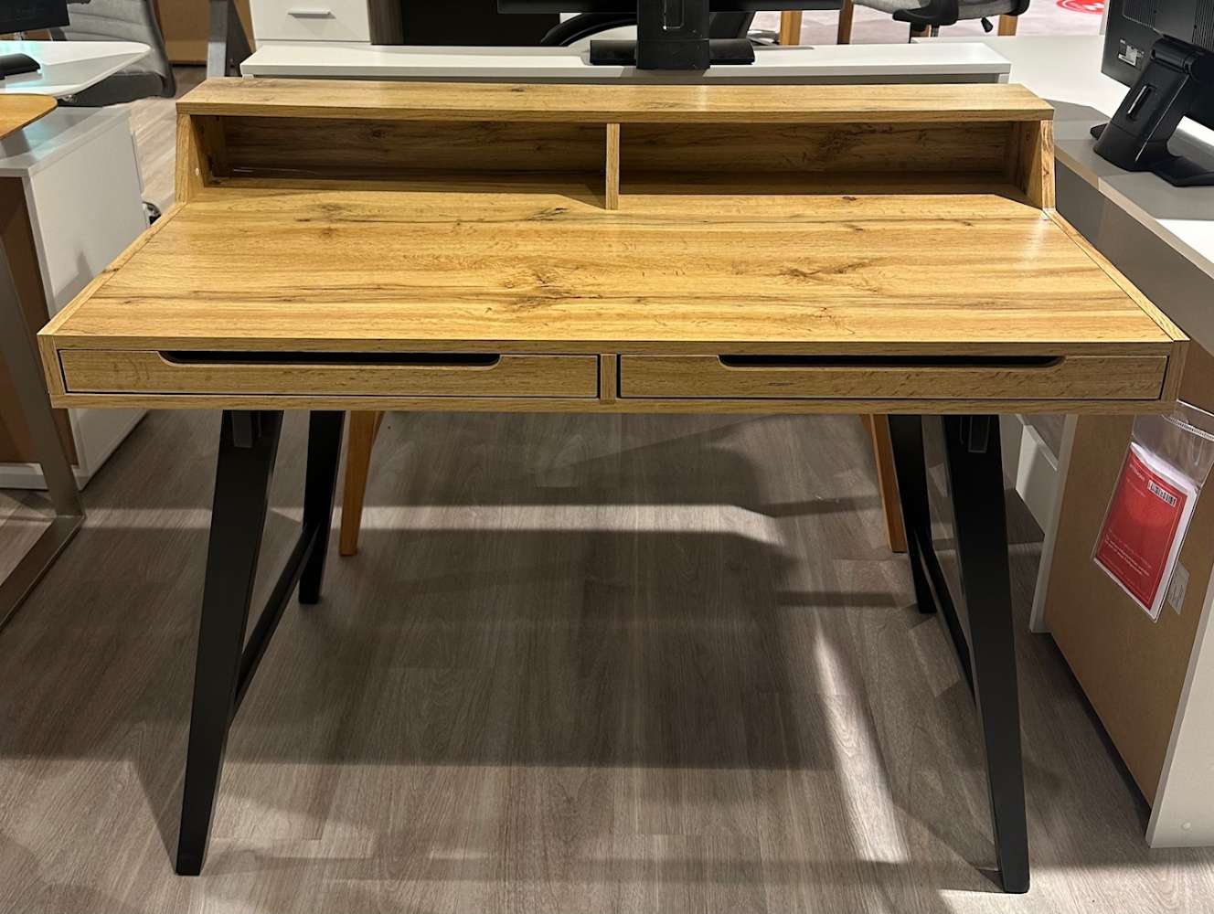 Schreibtisch MDF Dekor Wildeiche geölt ⚡️Sparpreis⚡️