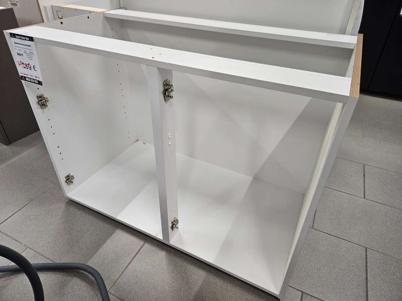 Küche Spülenunterschrank Weiß statt 289€