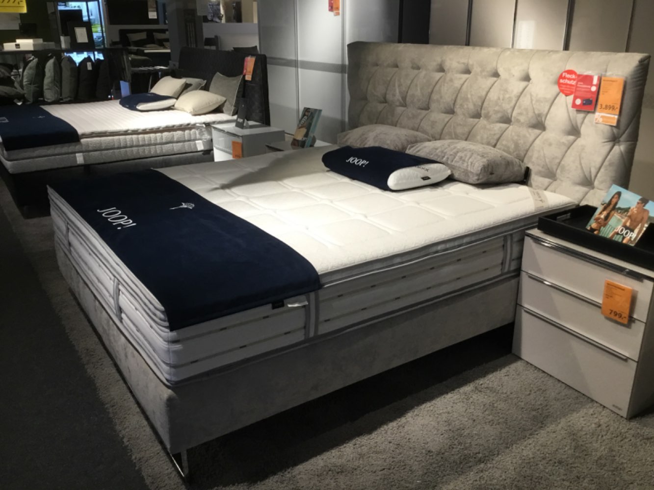 Möbel,JOOP,Boxspringbett Chesterfield,180/200,H2/H3,Kufe,XXXLutz