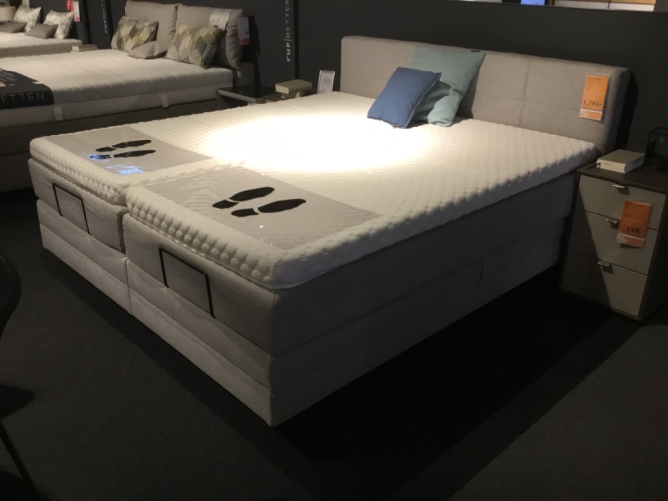 Möbel,Relaks,Boxspringbett Casa Luna Pro 6*,180/200,Motor,XXXL