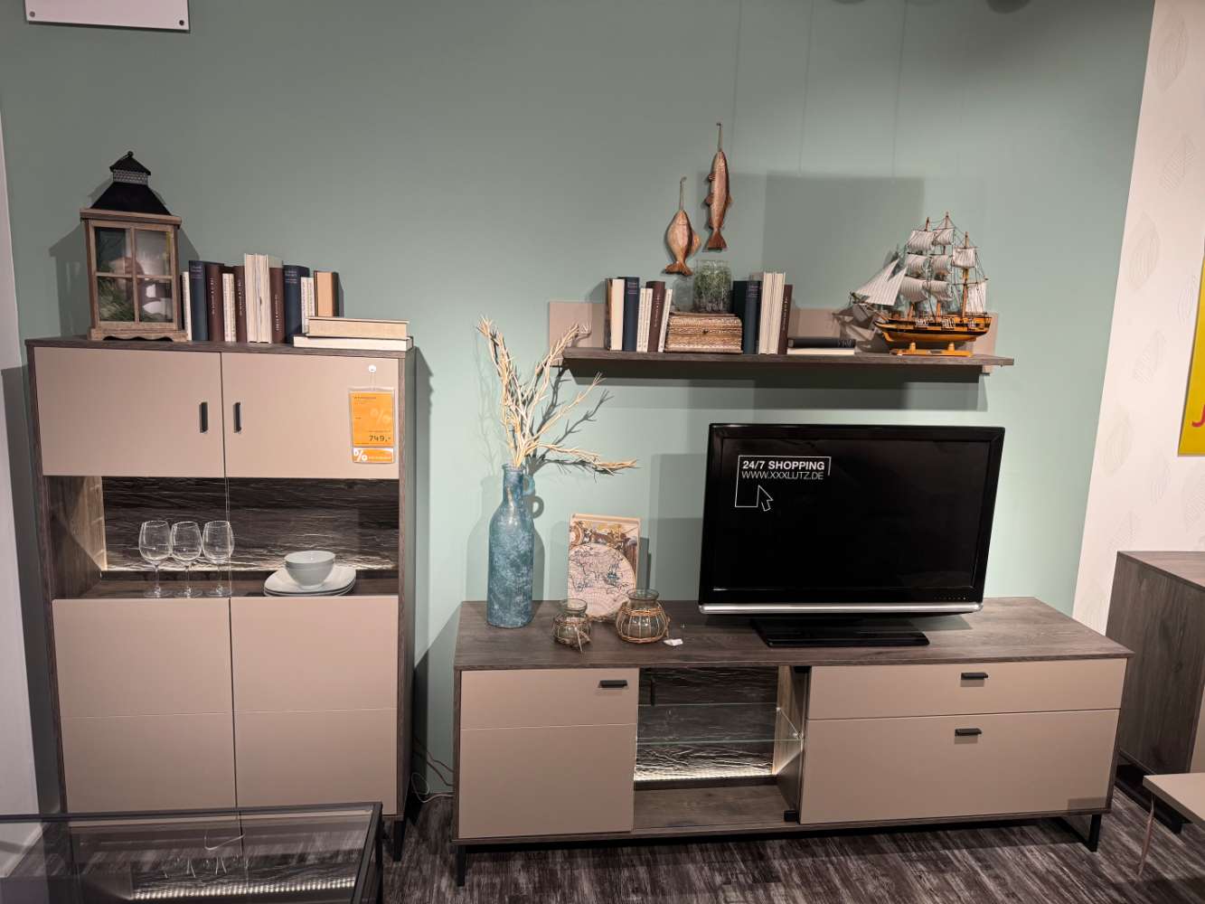 Wohnwand Tirana, MCA, XXXLutz, Möbel