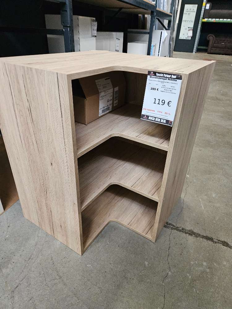 Küche Wandeckregal Nobilia Eiche San Remo statt 289€