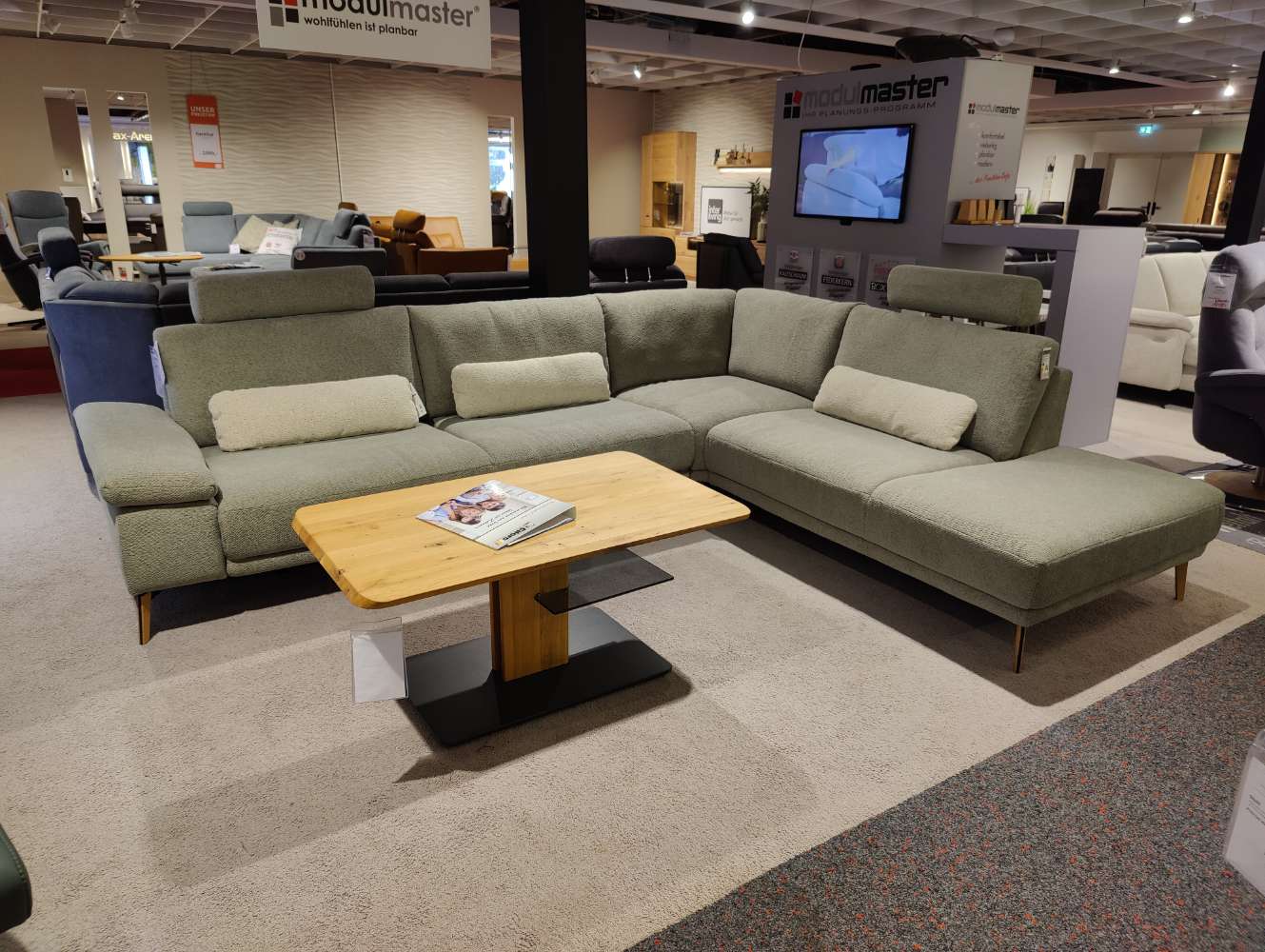 Ecksofa – Garnitur – Couch – Sofa – mit Motor