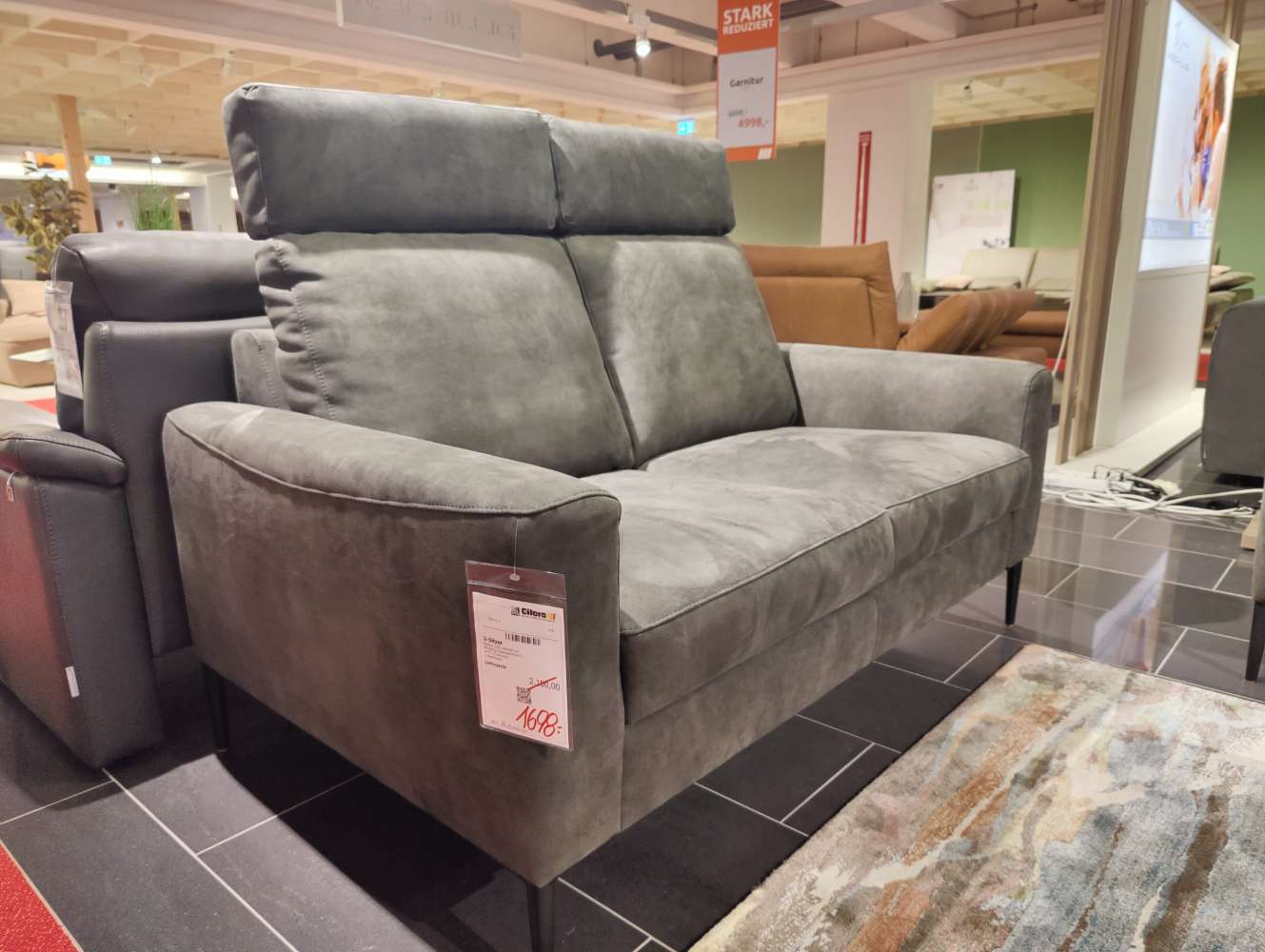 Sofa – 2-Sitzer – B 172 cm – Rücken hoch – SCHILLIG – Alexx