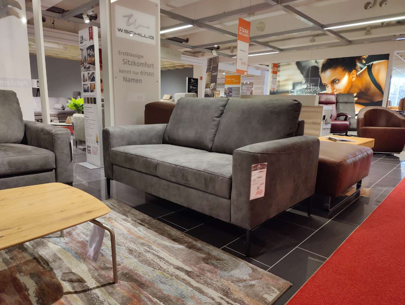 Sofa – 2-Sitzer – B 152 cm – Rücken hoch – SCHILLIG – Alexx