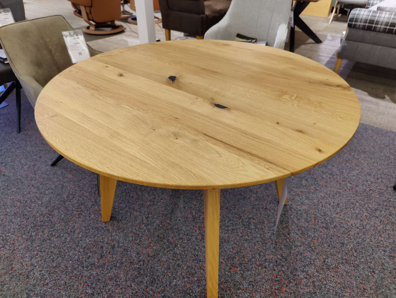 Esstisch – Niehoff GREEN – Eiche massiv – 115 cm – rund