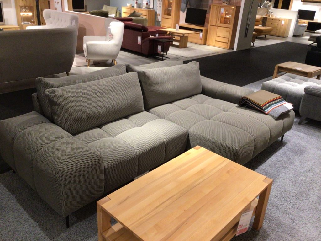 Möbel Ecksofa Palais von Designwerk Stoff grau XXXLutz Hirschaid