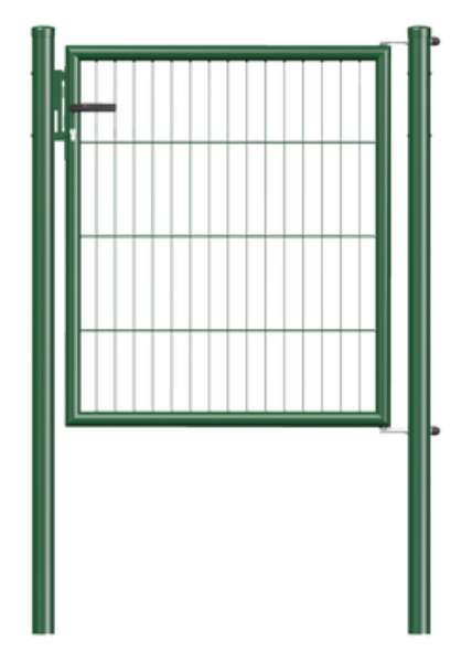 ALWA Einzeltor Stabgitter Garden grün 100×100 cm