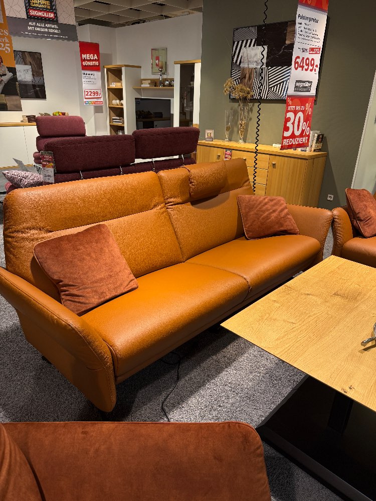 Ledergarnitur „Vincent“ von Segmüller Werkstätten