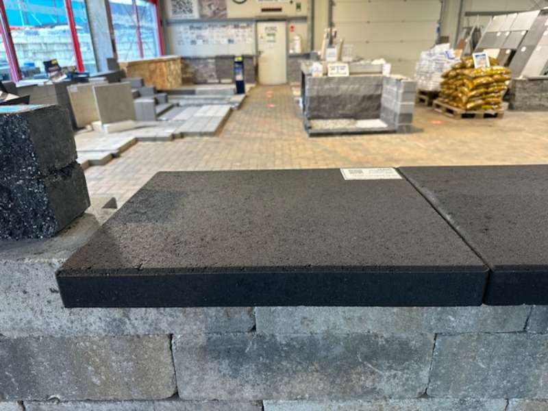 (JASTO) Abdeckplatte Flach anthrazit 49x40x5 cm (2.Wahl)