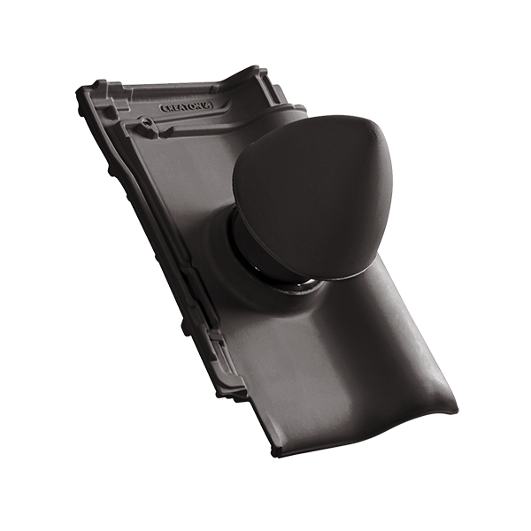 Creaton Terra Optima Nuance Schieferton Ton-Dunstrohr DN 100