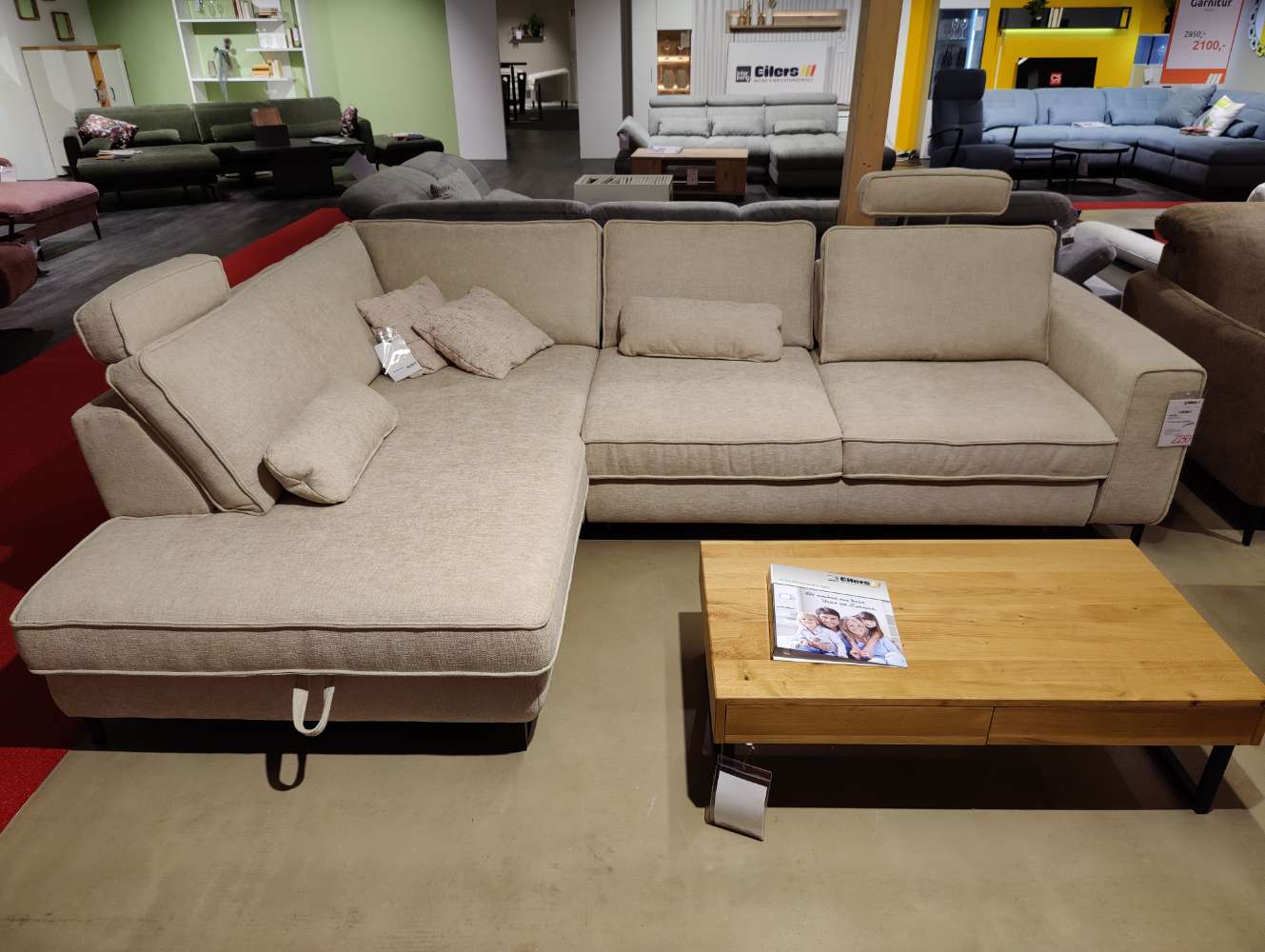 Garnitur – Ecksofa – Couch – mit Schlaffunktion und Bettkasten