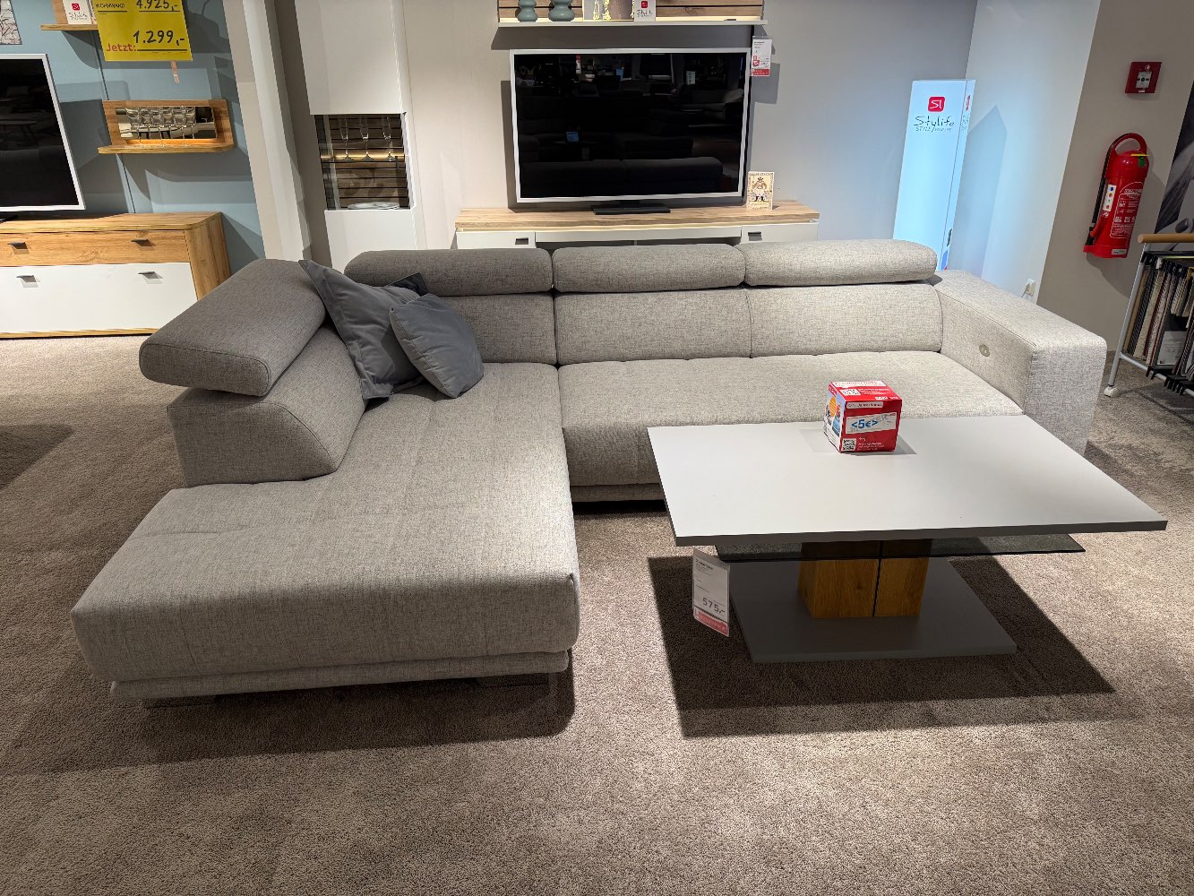 Möbel,xora Ecksofa 7588,207x301cm,grau,XXXLutz