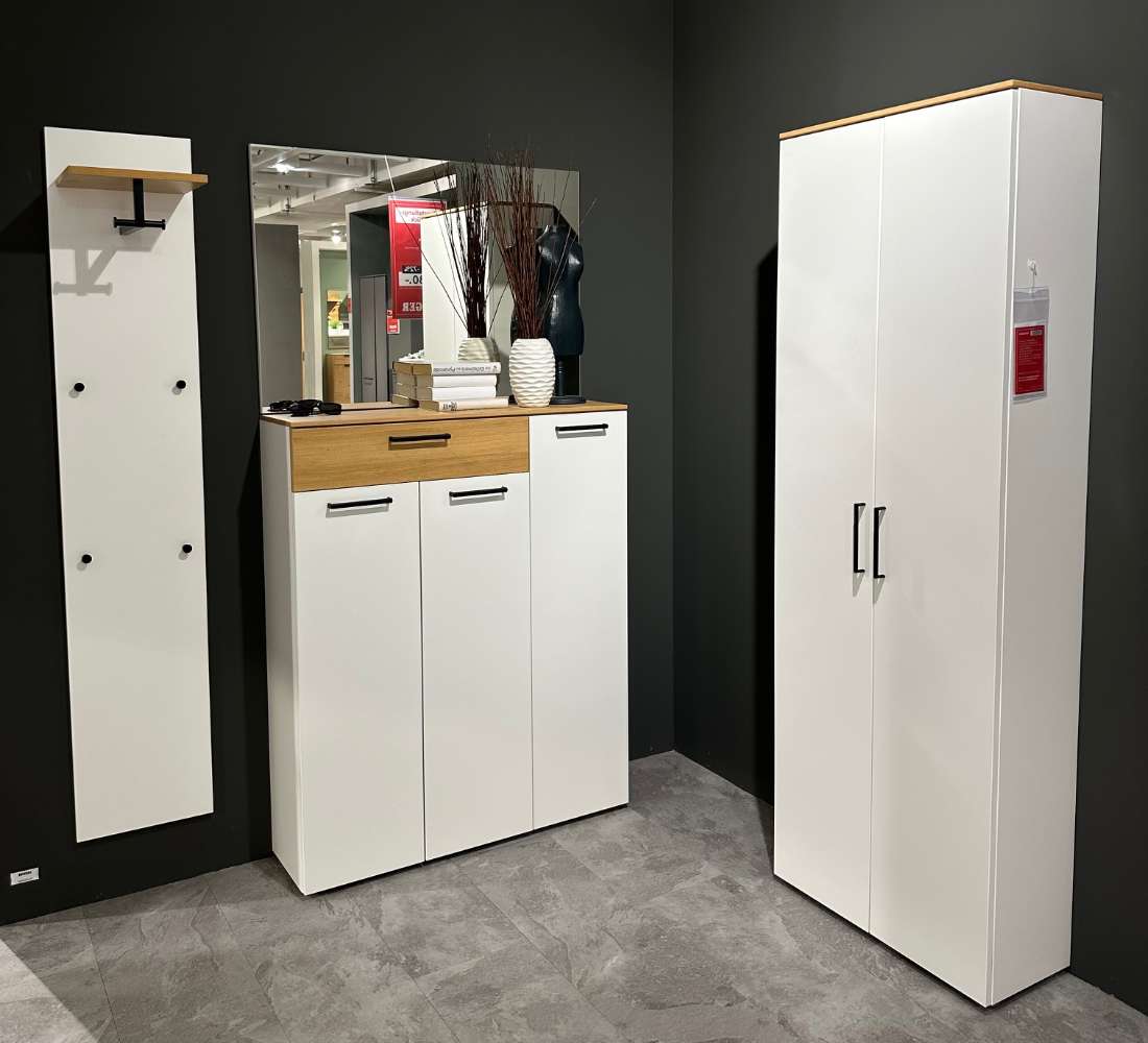 Garderobe Wildeiche Bianco ⚡️Sparpreis⚡️