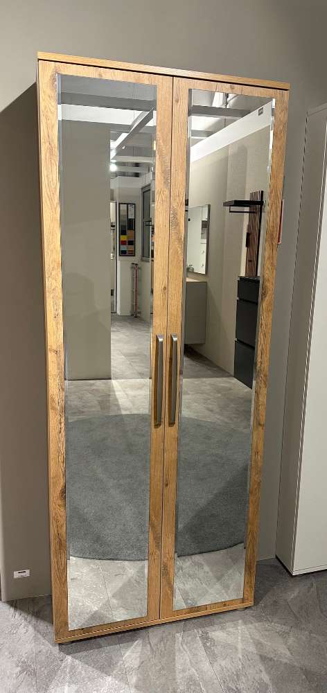 Schuhschrank Wildeiche Dekor inkl. Spiegel ⚡️Sparpreis⚡️