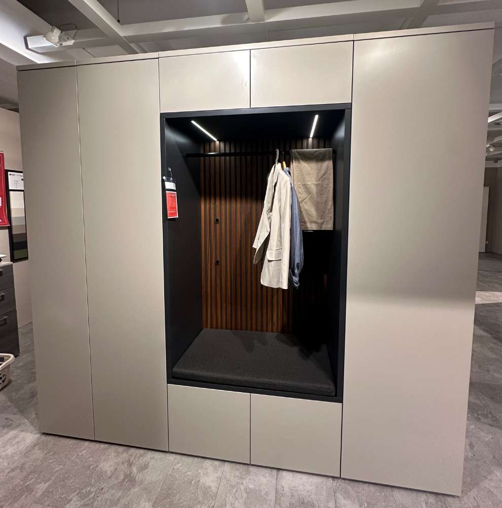 Garderobe Grau Lack matt ⚡️Sparpreis⚡️