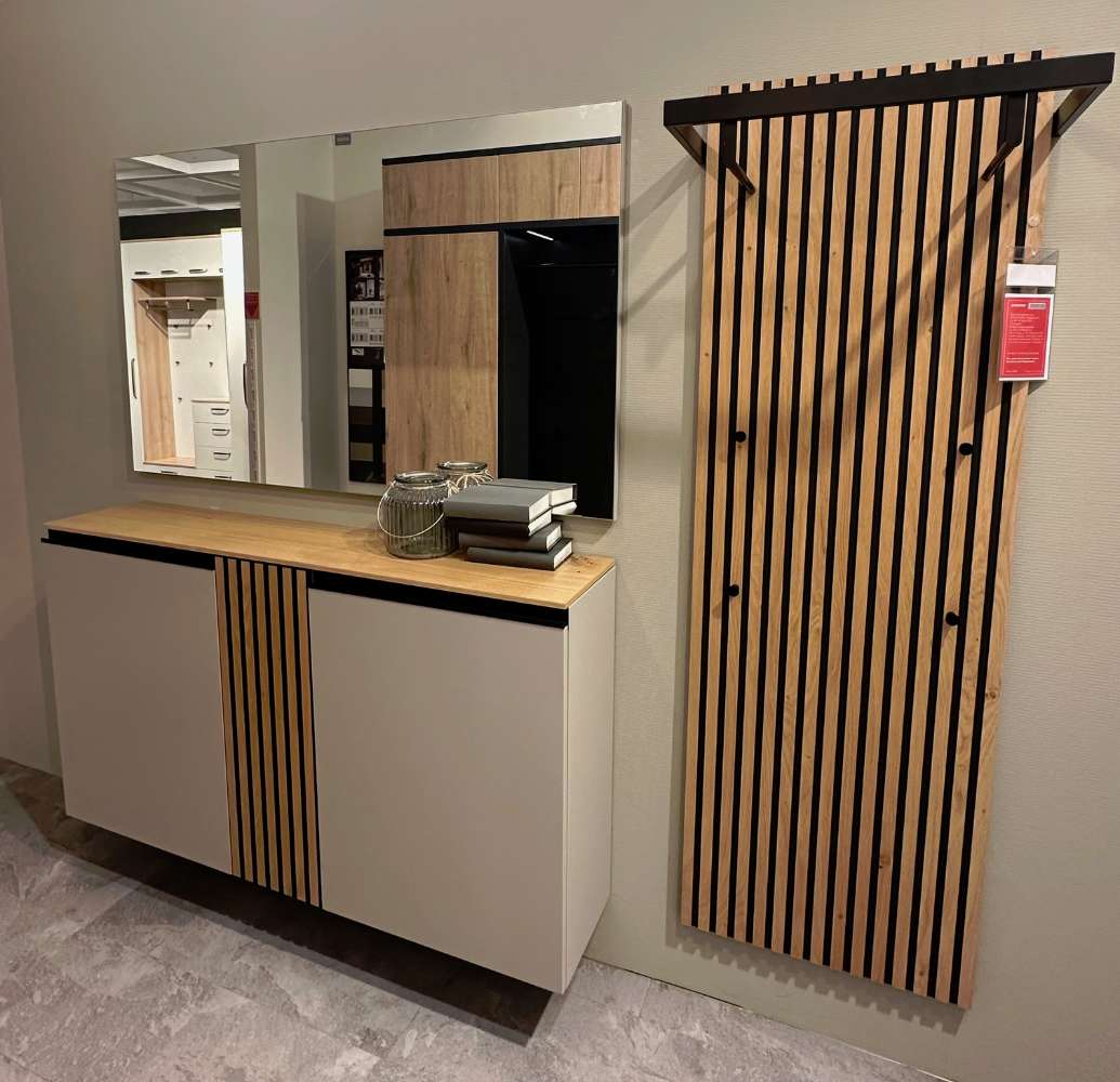 Garderobe Grau/Wildeiche ⚡️Sparpreis⚡️