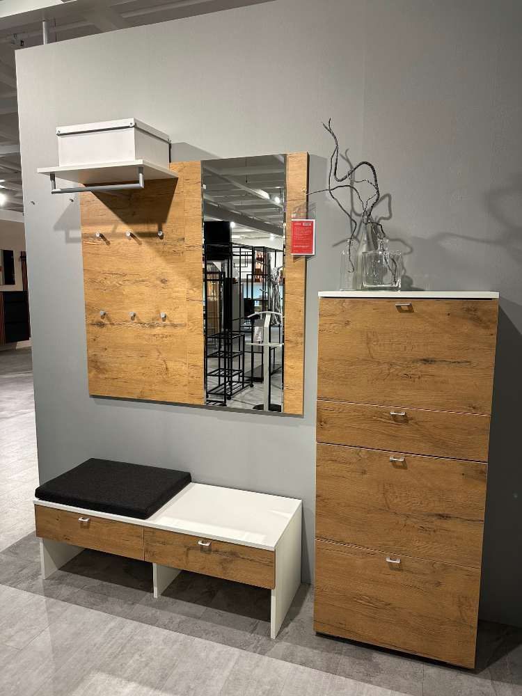 Garderobe Wildeiche Dekor ⚡️Sparpreis⚡️