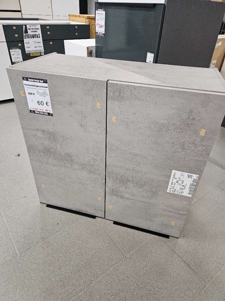 Küchenhängeschrank Beton Optik statt 329€