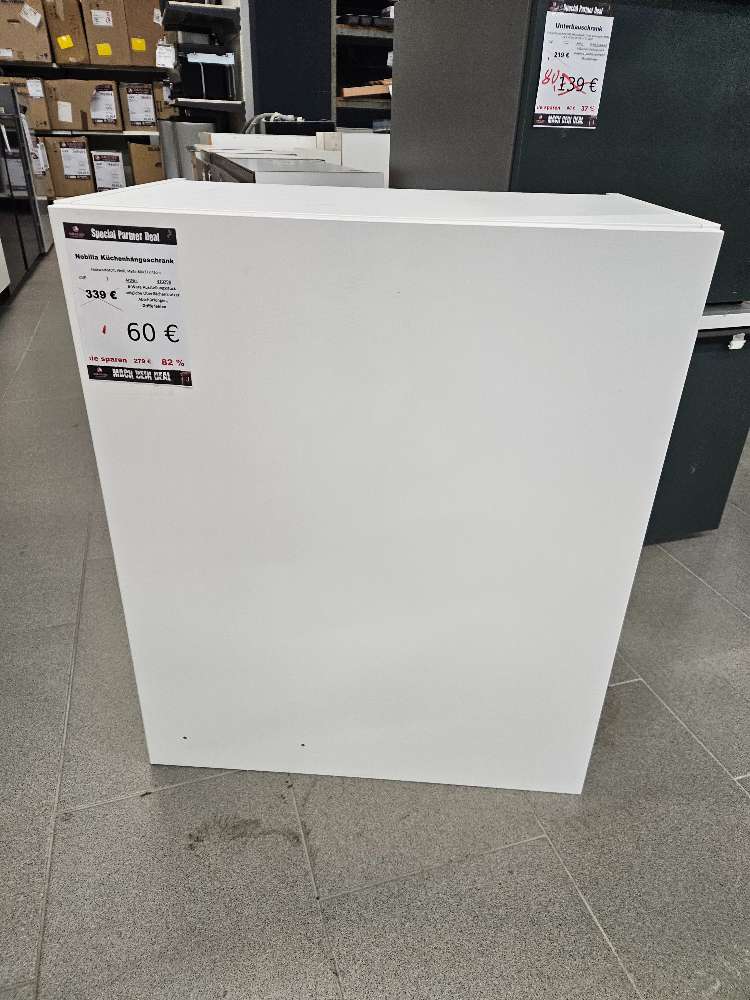 Nobilia Küchenhängeschrank weiß statt 339€