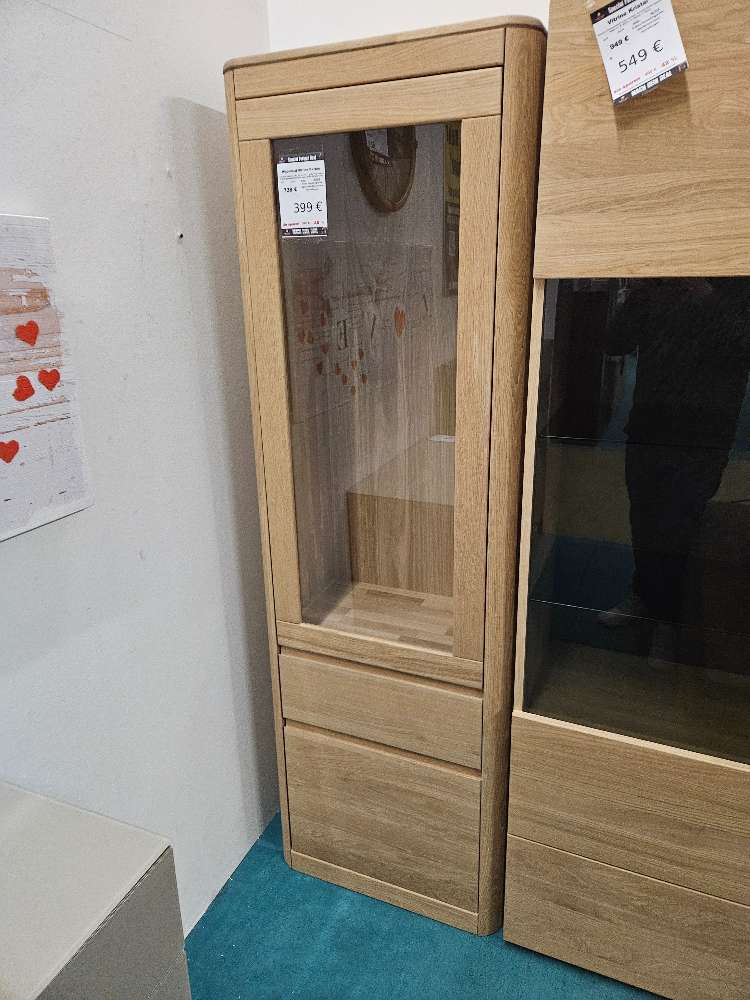 Woodford Vitrine Barton Massivholz statt 739€