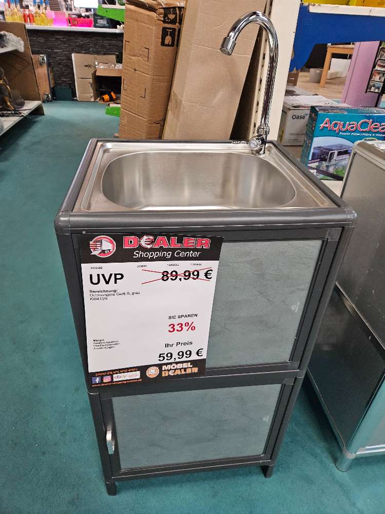 Outdoor Spüle Gerti Grau statt 89,99€