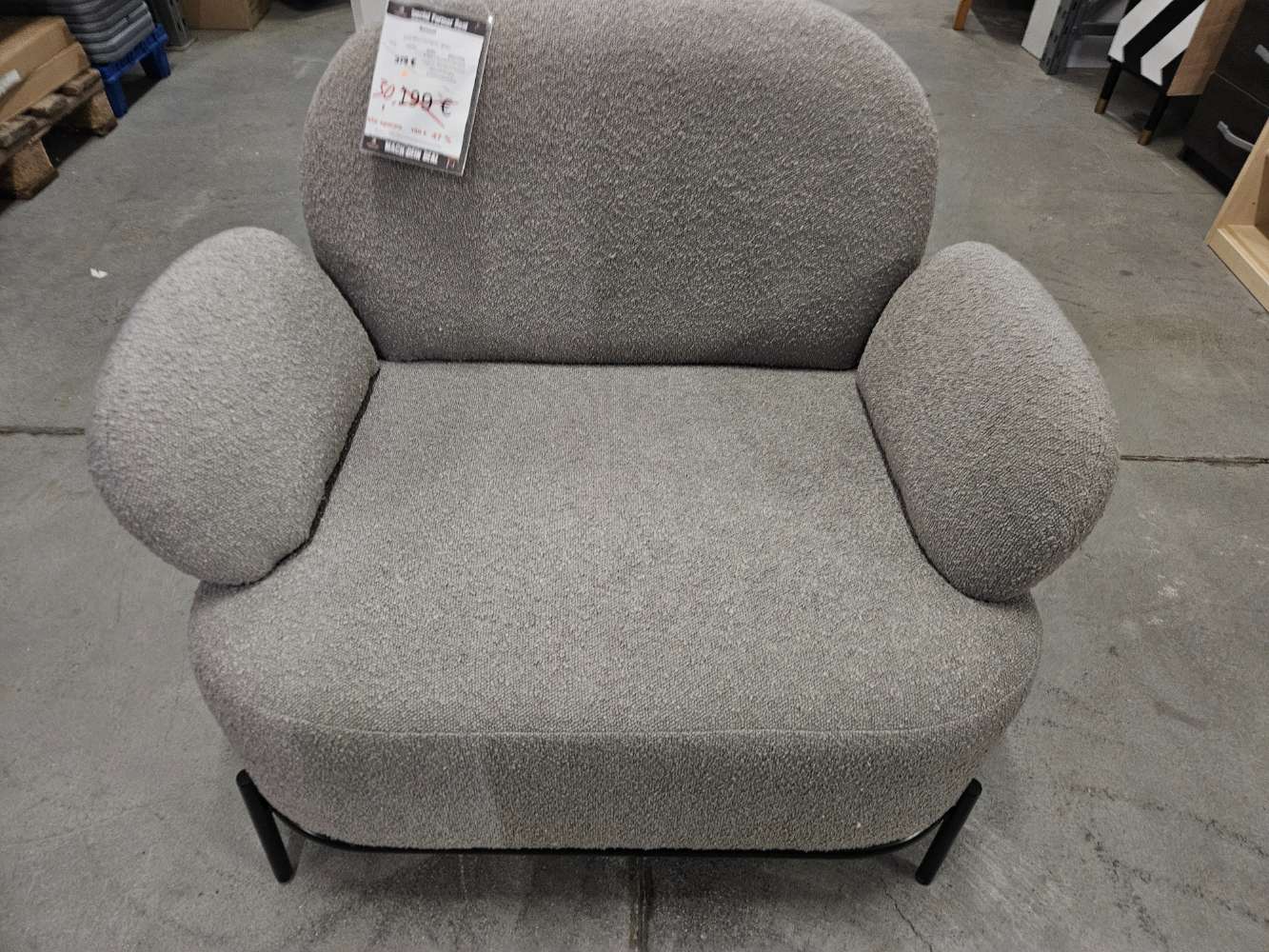 Sessel Webstoff grau statt 379€