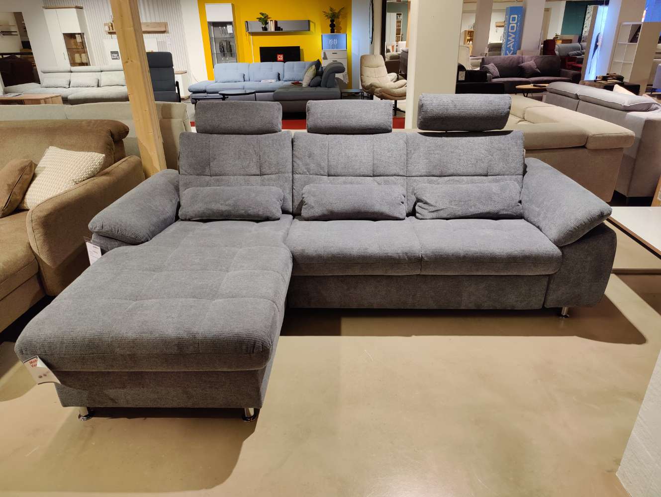 Ecksofa – Garnitur – mit Motor – Couch – inkl. Schlaffunktion